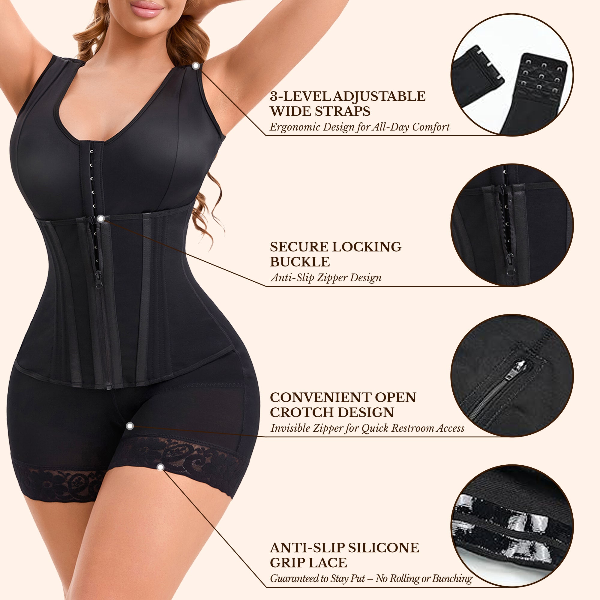 Elegance Sculpt™ Hourglass Shaping Bodysuit